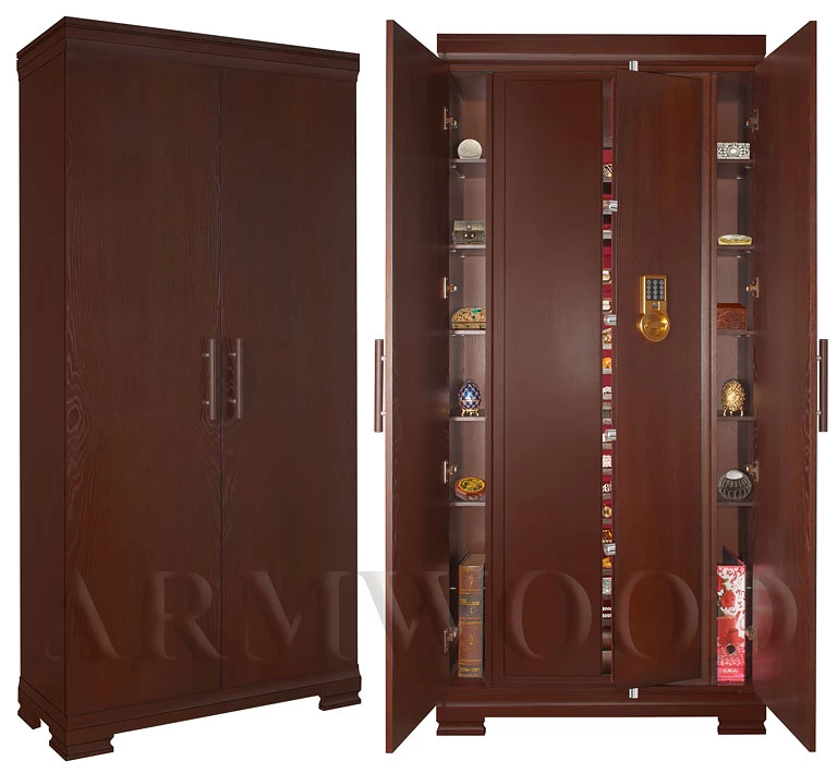 Сейф в дереве Armwood-12 EL JS 2Dr DS31 Flock Plus.