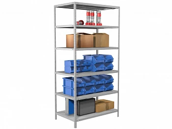 Стеллаж металлический Практик MS Standart 220/70х50/6