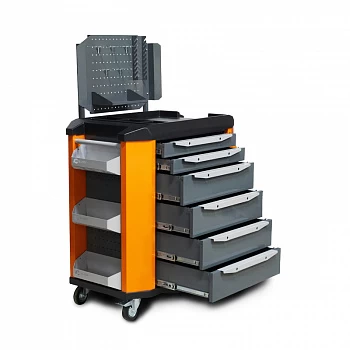 Тележка инструментальная ToollBox TBP-6 (оранжевый)