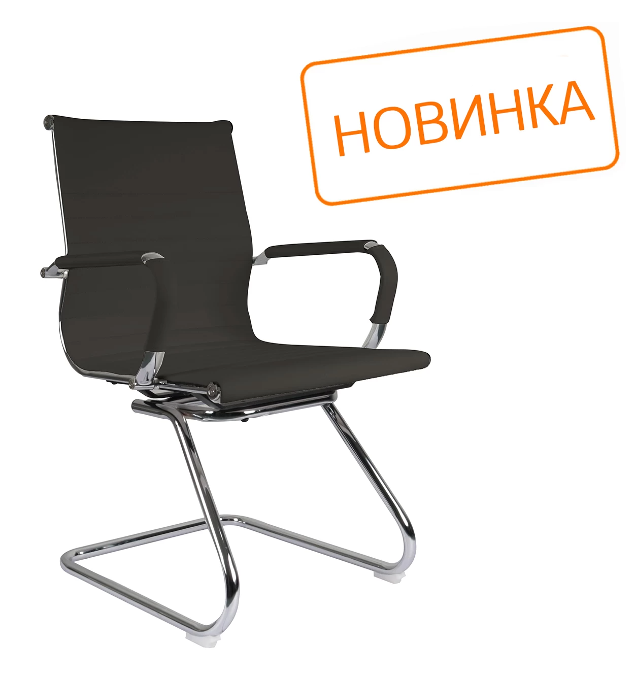 Кресло Hugo RCH 6002-3EC (экокожа черная)