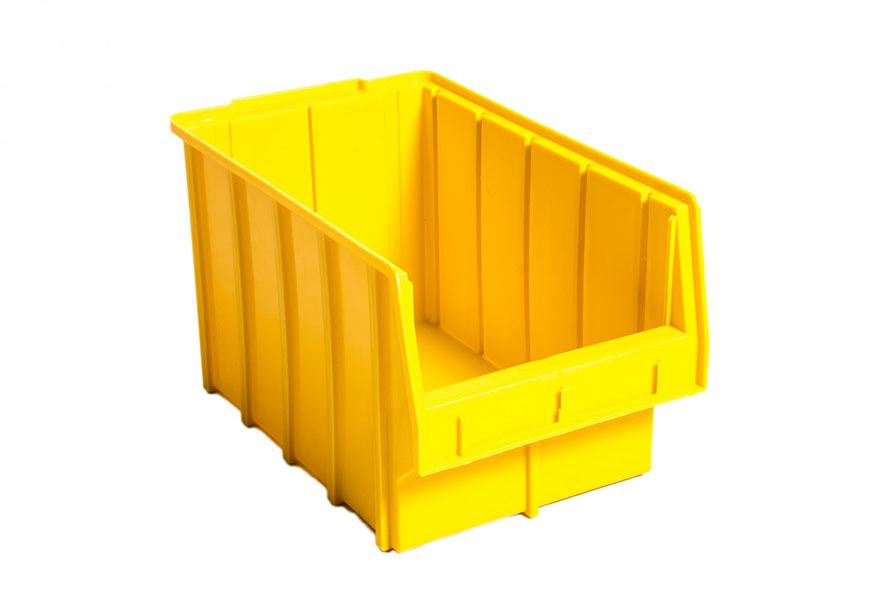 Ящик пластиковый 700 желтый